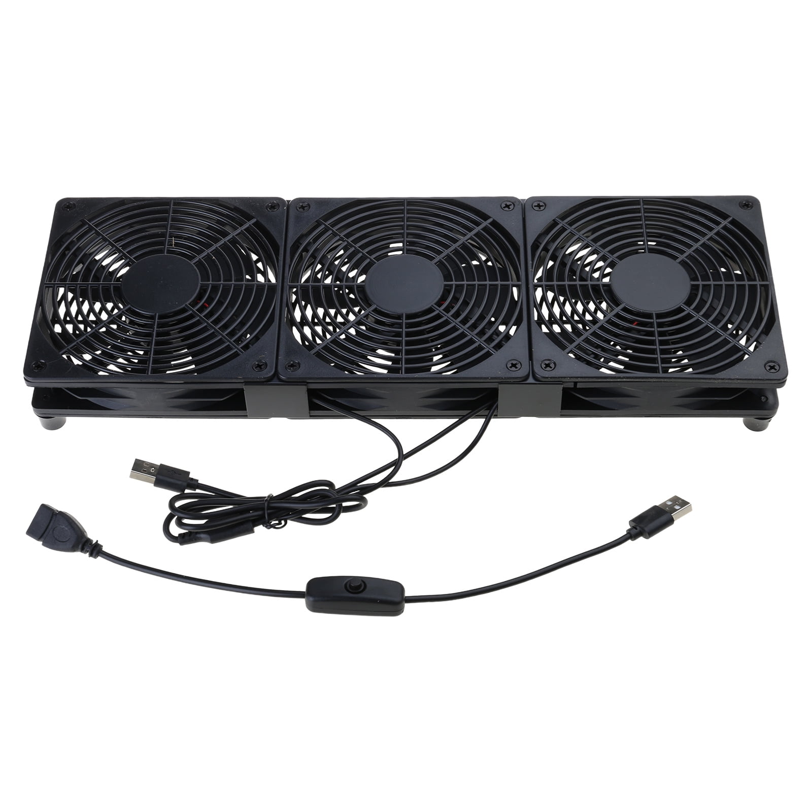 Router Rack Fan Quiet 120mm USB Laptop Cooling Fan Stand for Routers, Networks Devices ...