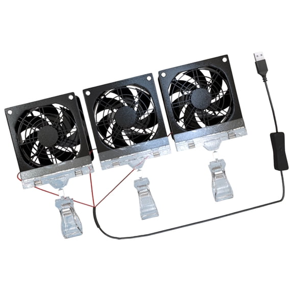 Quiet 5V Computer Cooling Fan with Plastic Housing for Electronics and Fish Tank Use