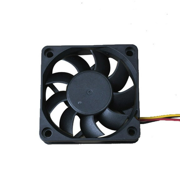 Quiet 70mm 12V Brushless System for Computer PC and CPU Temperature Management