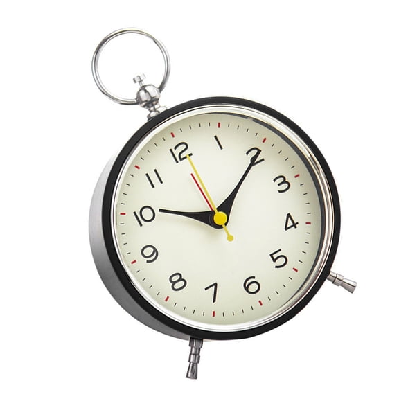 Quiet Alarm Clock with Snooze Night Backlit Button for Students and Travel, Easy to Read Desk Clock
