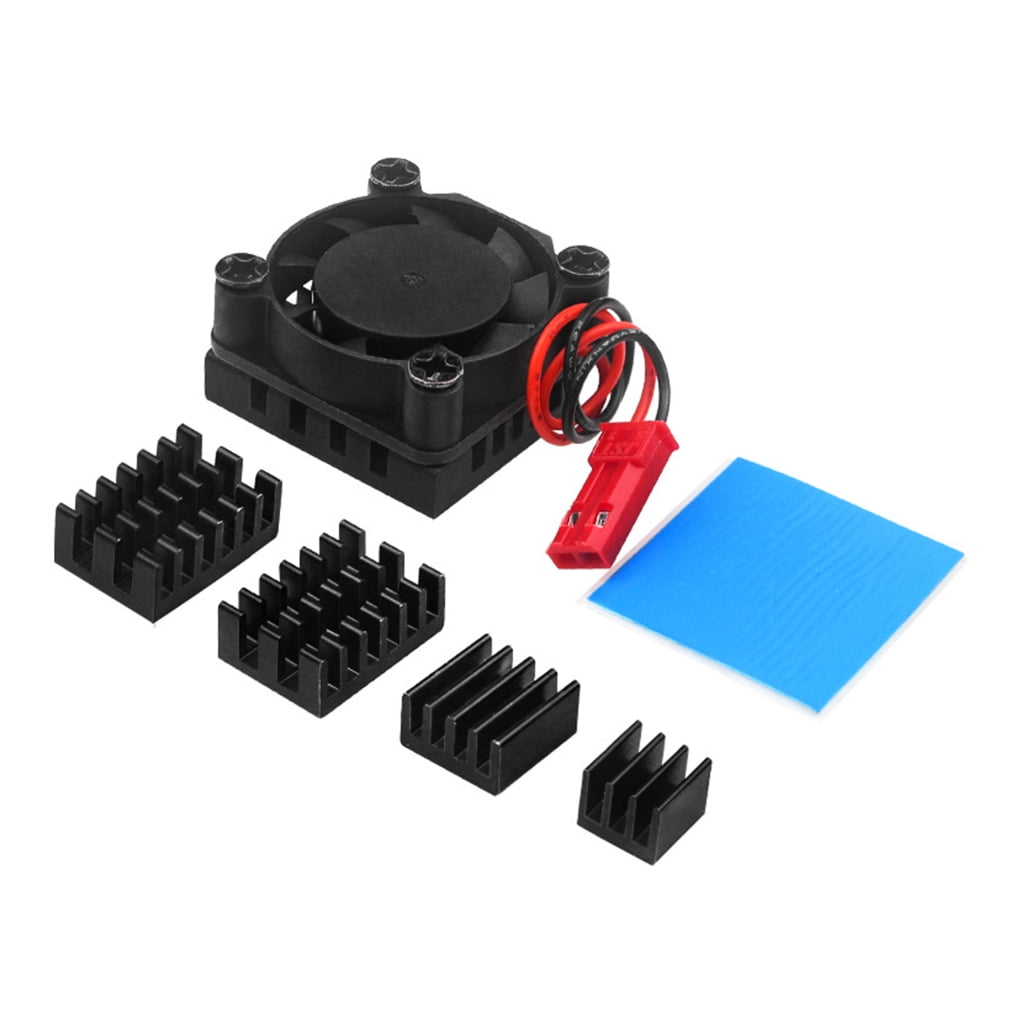 Quiet Aluminum Base Heatsink with Fan for Orange Pi 5 Plus Development