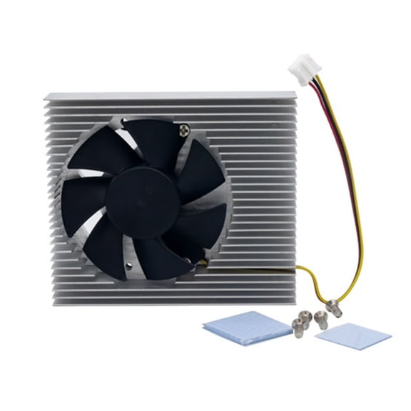 Quiet Aluminum Heatsink with Fan for Development Board Heat Sink Running Smoothly Metal Radiators