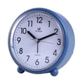 Alamer Clock Quiet Analogs Alarm Clock 4inch NonTicking Powereds Simple for Bedsides ...