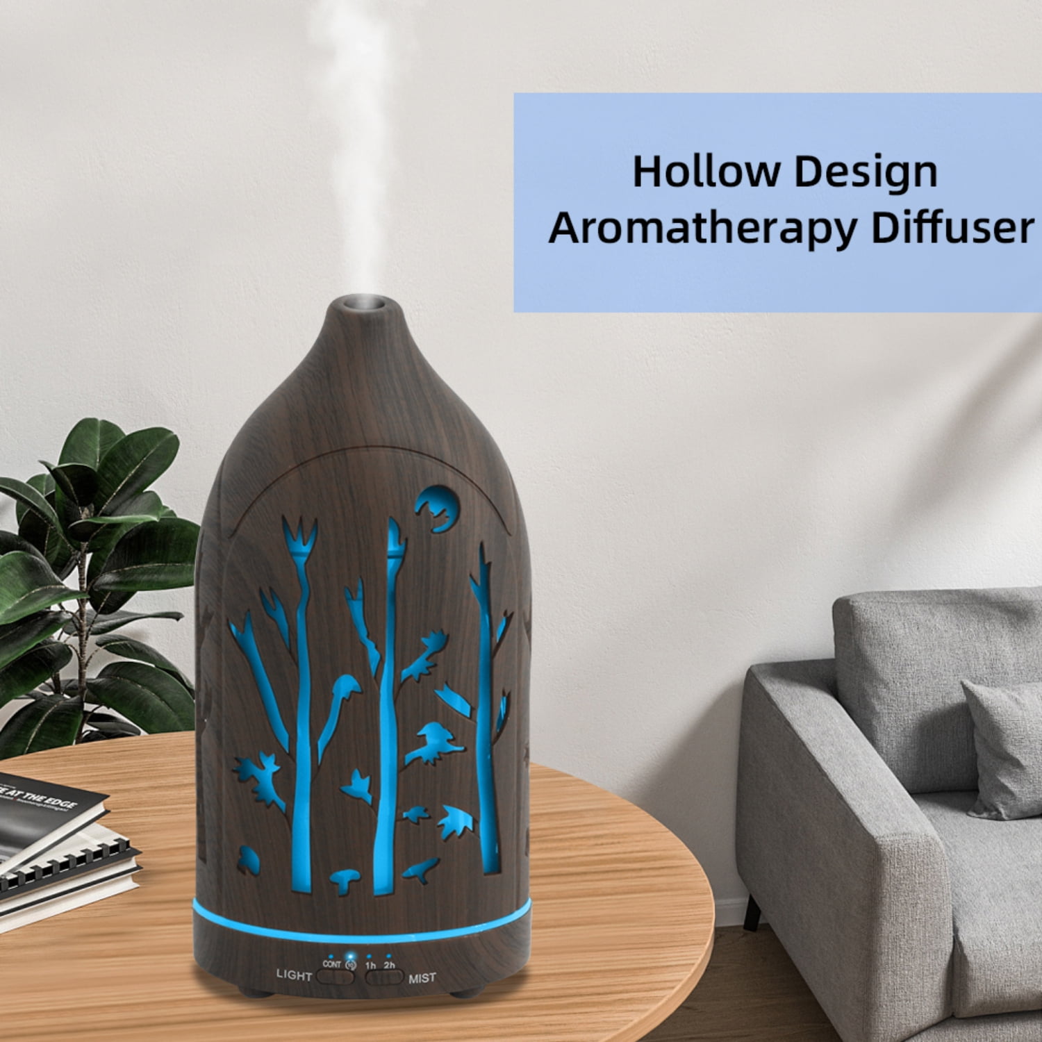 Quiet Aromatherapy Diffuser with Auto Shut Off Essential Oils for ...