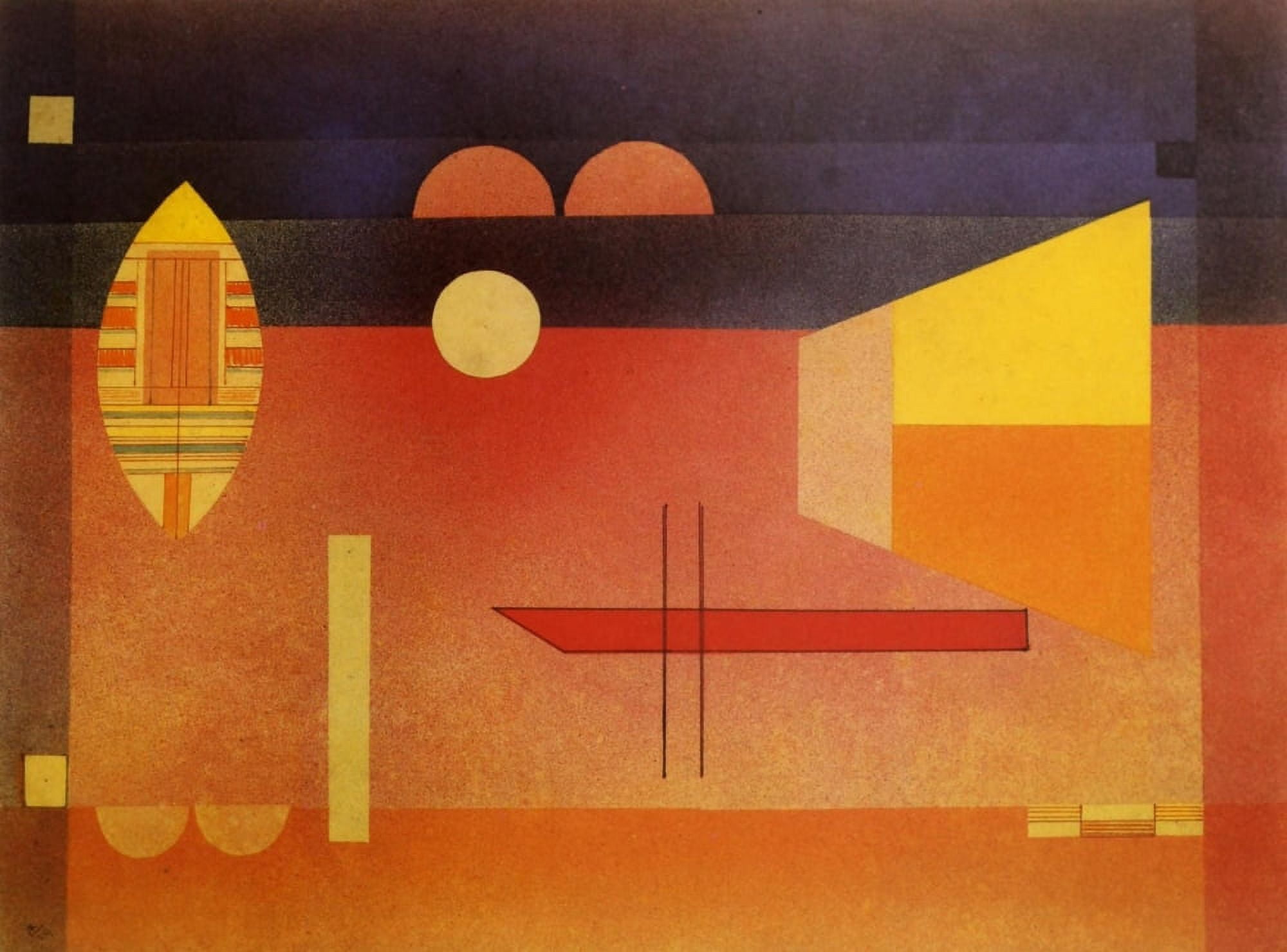 Quiet Assertion 1929 Canvas Art - Wassily Kandinsky (24 x 36)