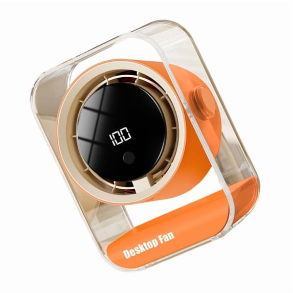 Quiet Battery Operated Table Fan With Type C Charging And 100 Level ...