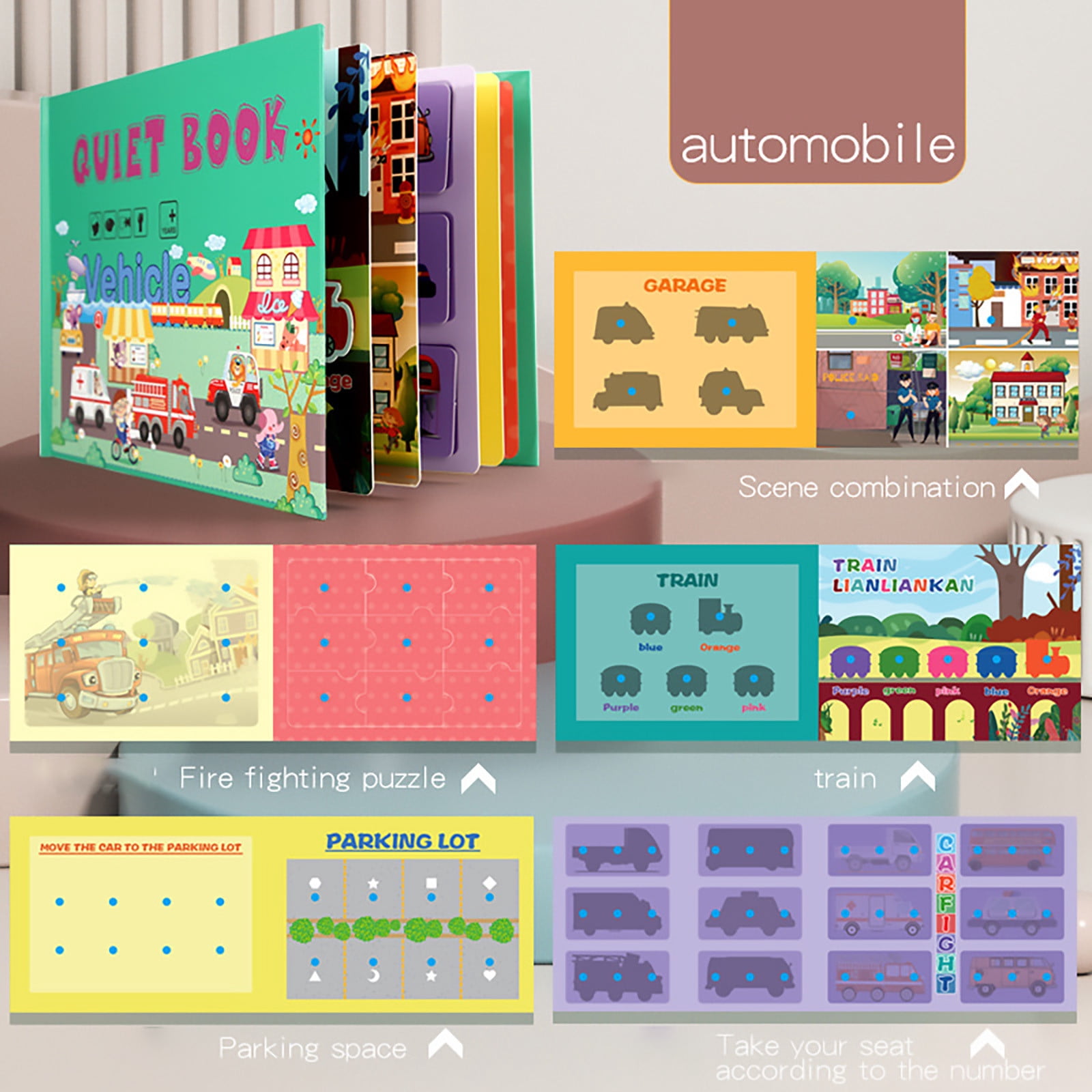 Quiet Book For Kids Montessori Early Learning For Preschool And Fine quiet-book-for-kids-montessori-early-learning-for-preschool-and-fine