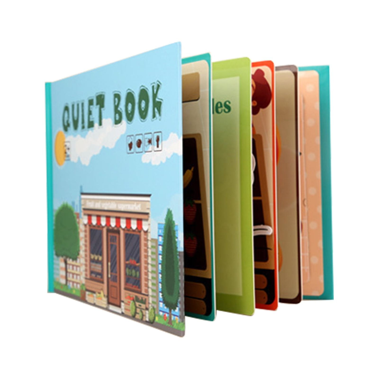 Quiet Book For Kids Montessori Early Learning For Preschool And Babysit ...