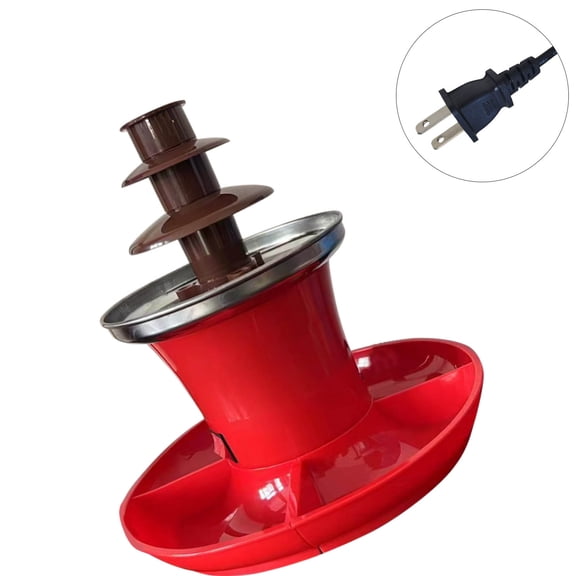 Quiet Chocolate Fountain Maker Low Noise Chocolate Fountain Machine With Heating Melting Tower For Party