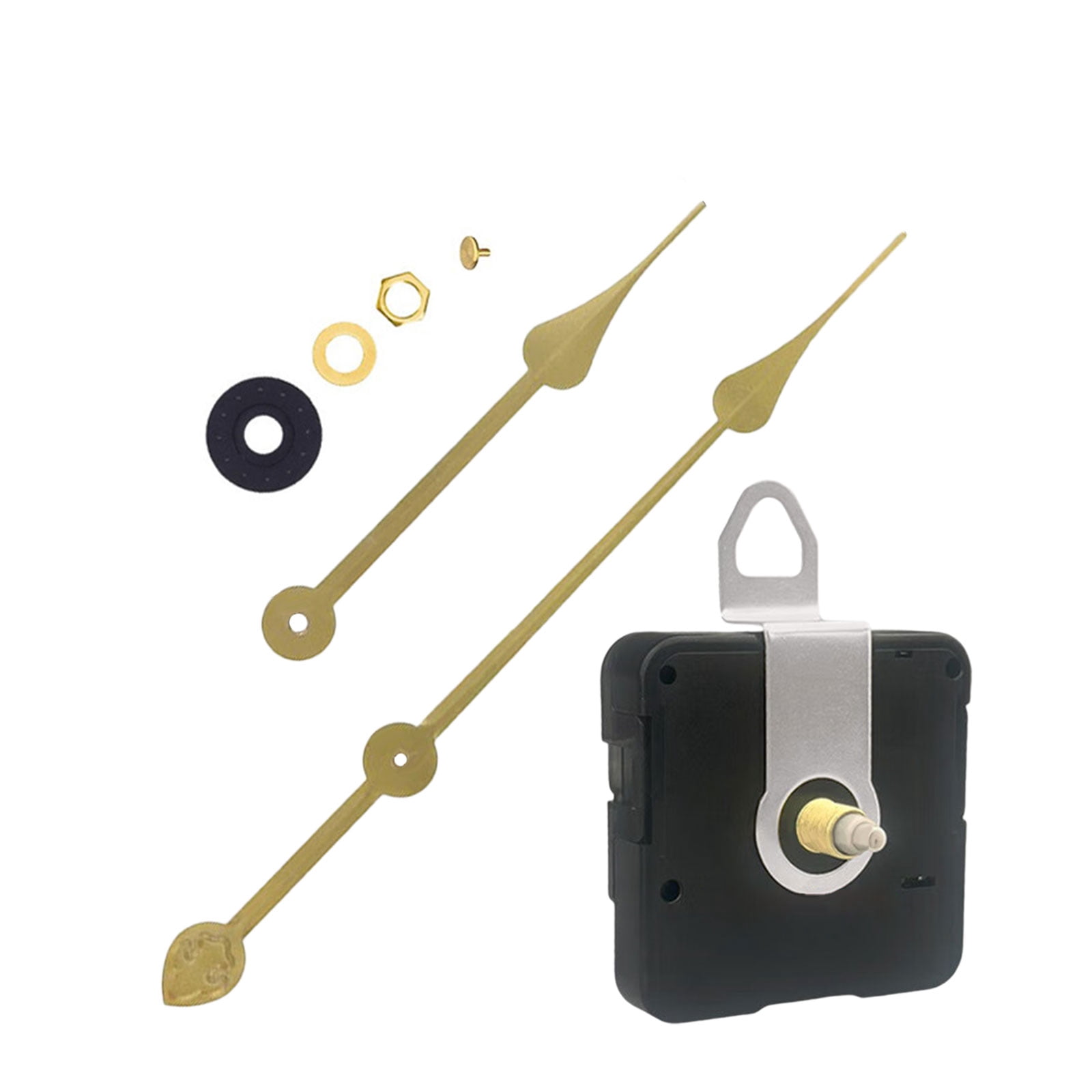 Quiet Clock Movements Kits Operated Quartzs Mechanism with Metal Hands ...