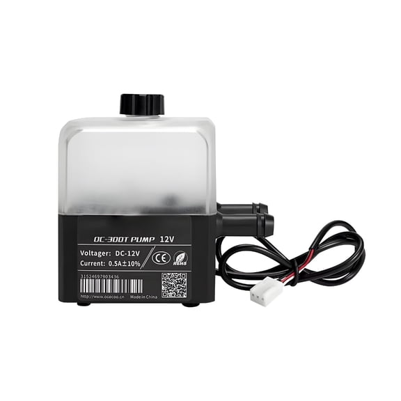 Quiet Computer Water Cooling Pump 23DB Noise Level 3P Power Connectors 8MM Tubing Compatibility Enhances Stability Design
