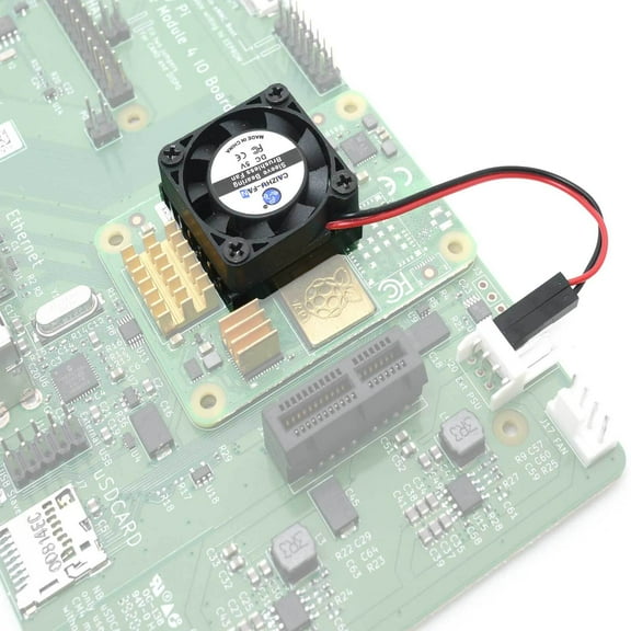 Quiet Cooling Fan heat sink for Raspberry Pi 4B 3B+ 3B Plus Compute Module 4 CM4