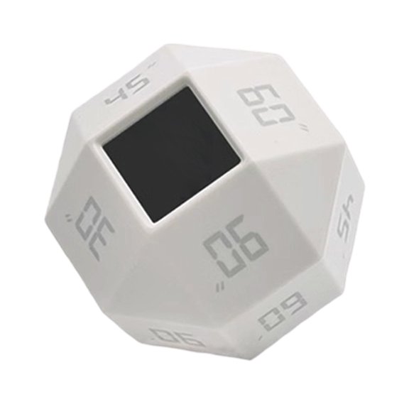 Quiet Countdowns Timers For Study And Work Feature 12 Face Flipping Visual Design Large Screen Clarities Sturdy ABS