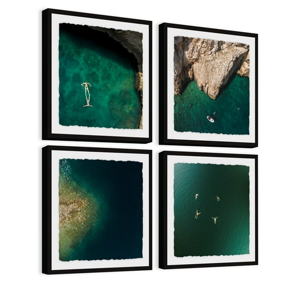 Quiet Coves II Quadriptych