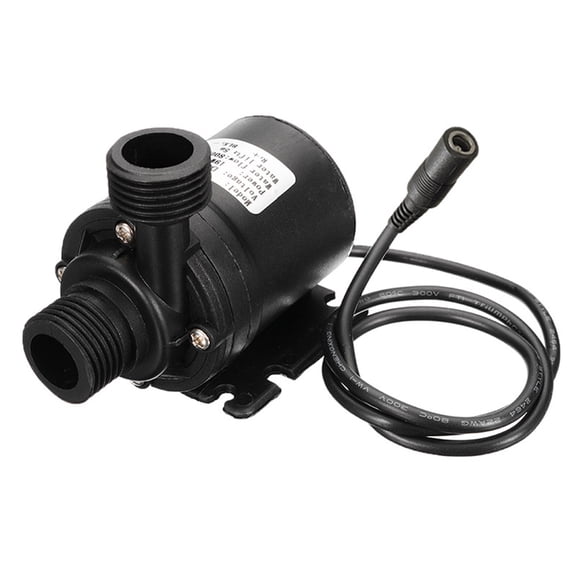 Quiet DC12V 24V Brushless Motor Submersibles Pumps 13L/min Lift 5.5M Shower Boosters Pumps Waterproof Plugs