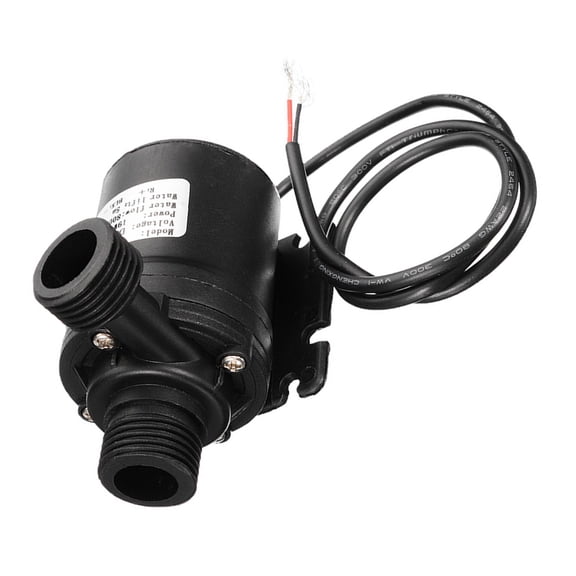 Quiet DC12V 24V Brushless Motor Submersibles Pumps 13L/min Lift 5.5M Shower Boosters Pumps Waterproof Plugs