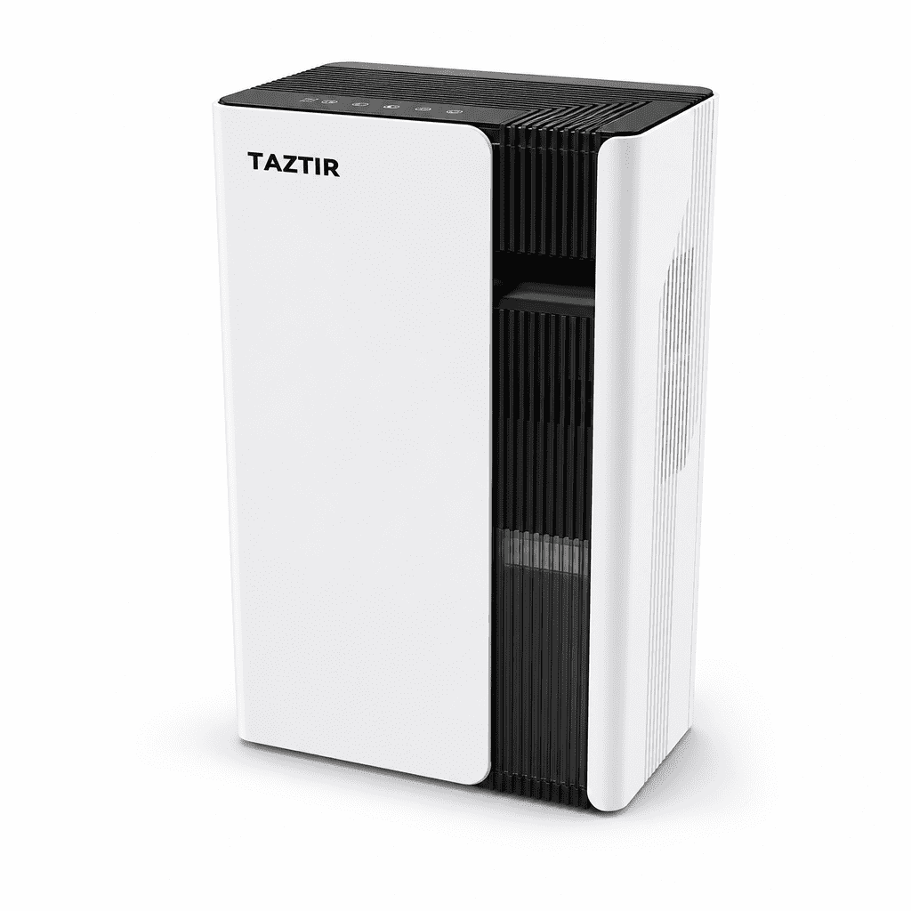 Quiet Dehumidifier For Bedroom 3L Tank, Up To 1500ML/Day Moisture Removal For Home, Basement Bathroom Living Room, 30-60㎡ Coverage, 2 Drainage Modes, Sleep Mode, Timer, Smart Touch Control