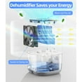 thumbnail image 1 of Quiet Dehumidifier with Auto Shut Off, 35OZ Small Dehumidifiers for Bedroom Bathroom RV Home Silver, 1 of 6