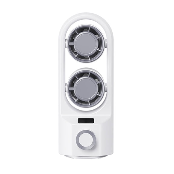 Quiet Desktop Tower Fan Double-Head Adjustable Speed Electric Fan Air Circulator