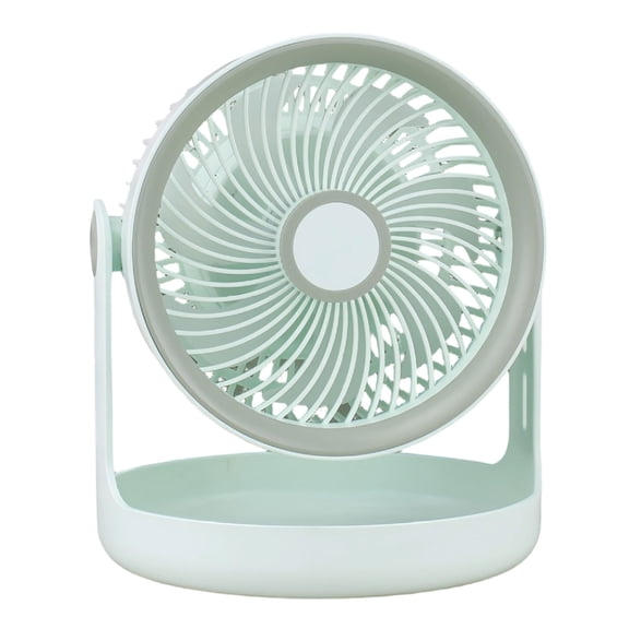 Quiet Desktop USB Fan With Three Speed Adjustment And Adjustable Air Direction, Powerful Airflow Low Noise Compact Cooling Fan For Home Office Study Bedroom Use Stable Base Design