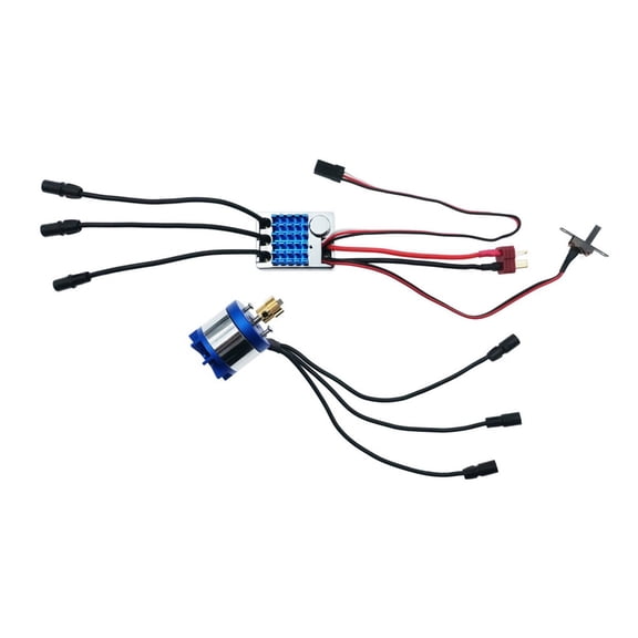 Quiet ESC & Motor Upgraded Combo for MN Series Crawlers, Weatherproof Maintenance-Free Design