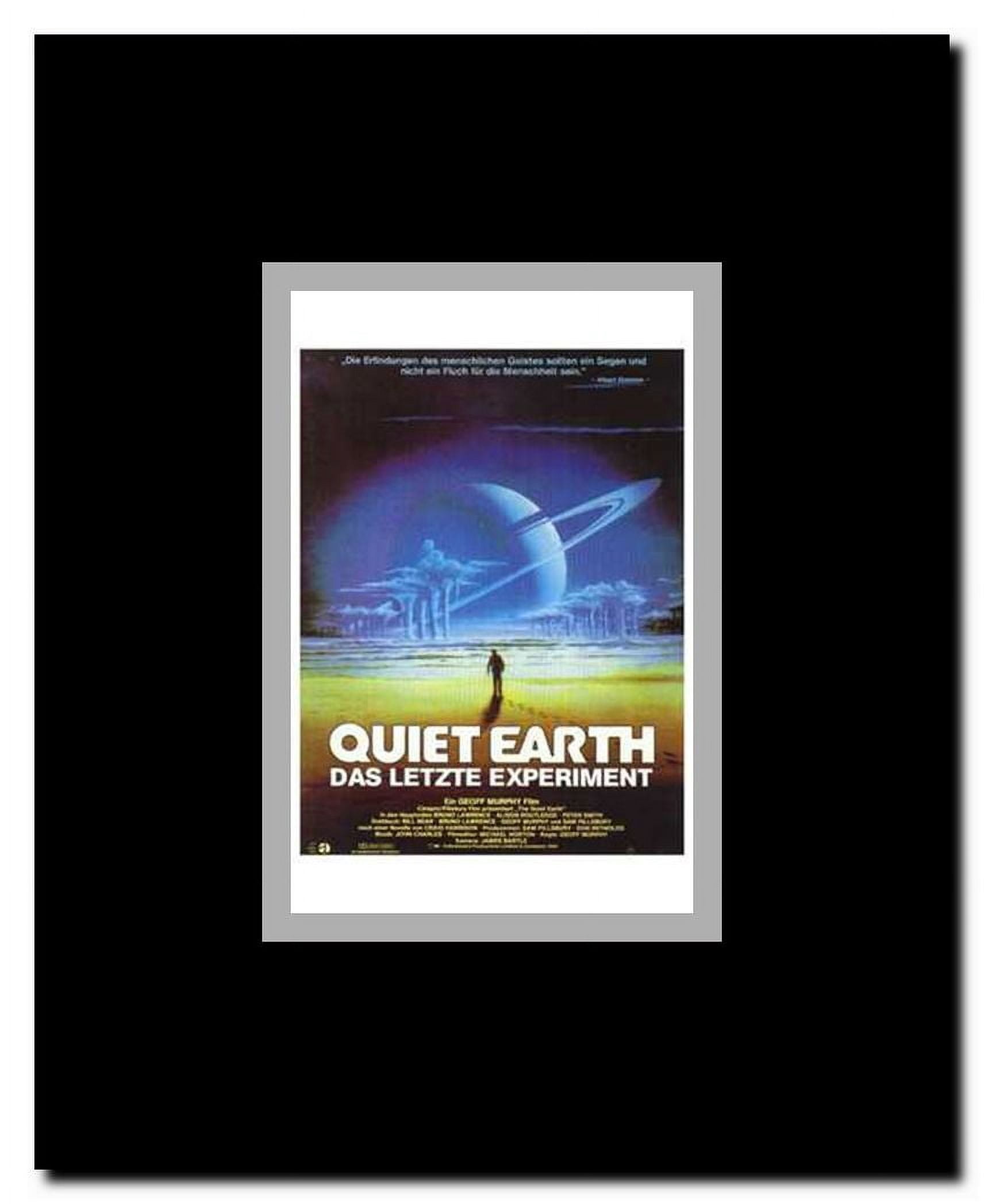 Quiet Earth Framed Movie Poster