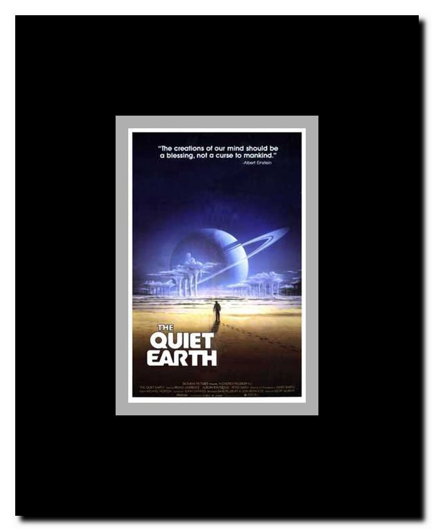 Quiet Earth Framed Movie Poster