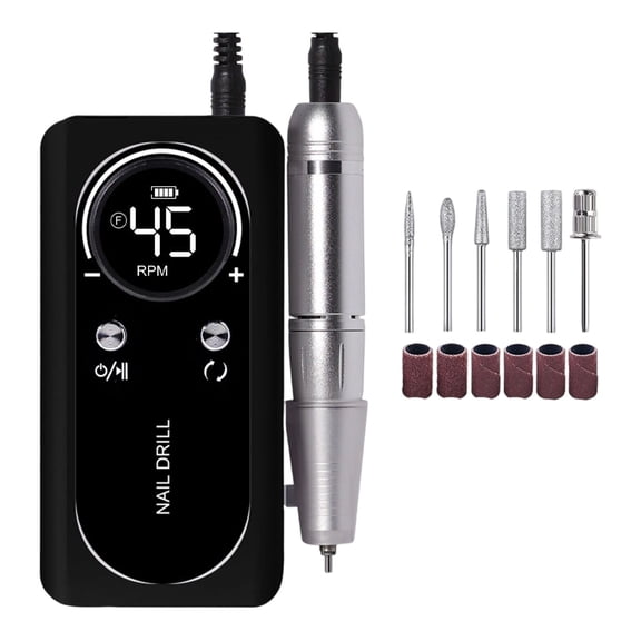 Quiet Electric Nails Grinder Low Design for Smooth Quiet Manicure Experience at Home or Travel