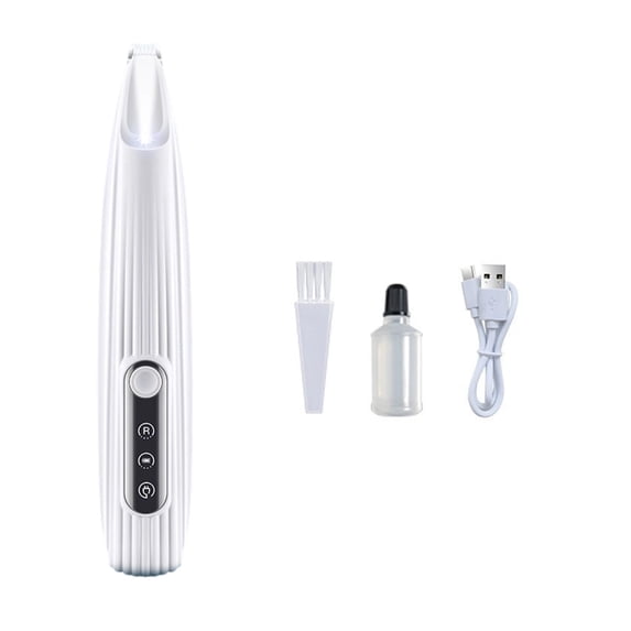 Quiet Electric Pet Clippers With Ceramic Cutting Trimmer Waterproof Body For Dog Cats Paws Hair Maintenance