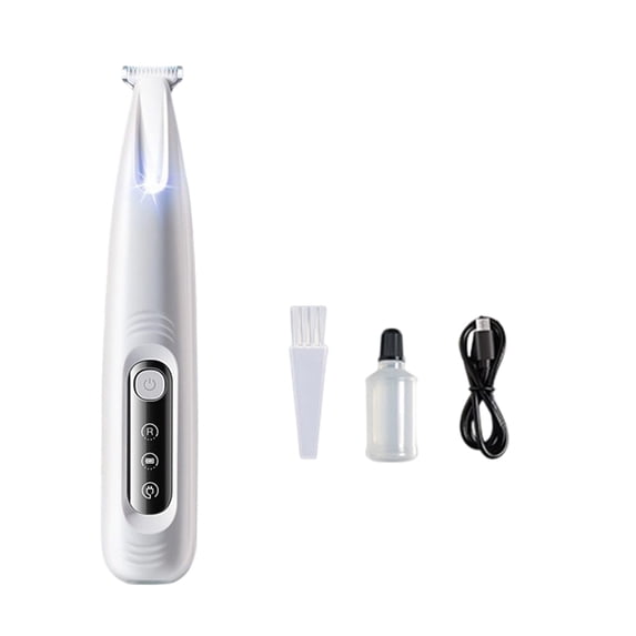 Quiet Electric Pet Clippers With Ceramic Cutting Trimmer Waterproof Body For Dog Cats Paws Hair Maintenance