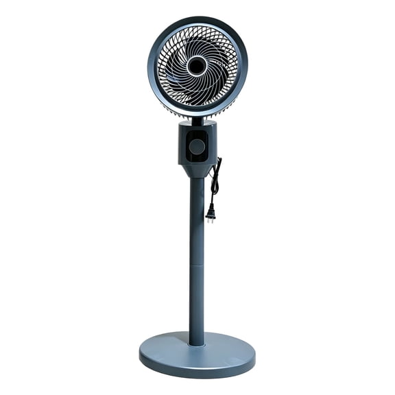 Quiet Energy Saving Floor Fan Mechanical Control Portable Home Ventilator Circulating Navy
