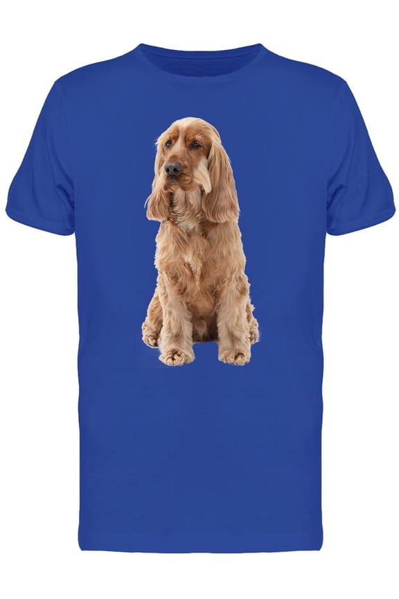 Quiet English Cocker T-Shirt Men -Image by Shutterstock, Male Large