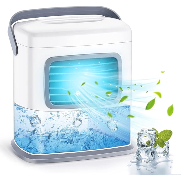 Quiet Evaporative Air Cooling Cooler - 3 in 1 Mini Air Conditioner Cooling Fan,Arctic Air  Evaporative Cooler, , Ideal for Chill zone Desk Table Home Room Bedroom Office Dorm