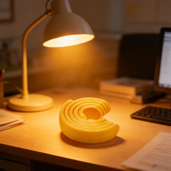 Quiet Fidget To-ys, 5-Ring Spinning Design, Finger Fidgets Silent Rotation, Fidget To-ys for Adults Stress Relief, Anxiety Fidgets Desk Gadget, Blue