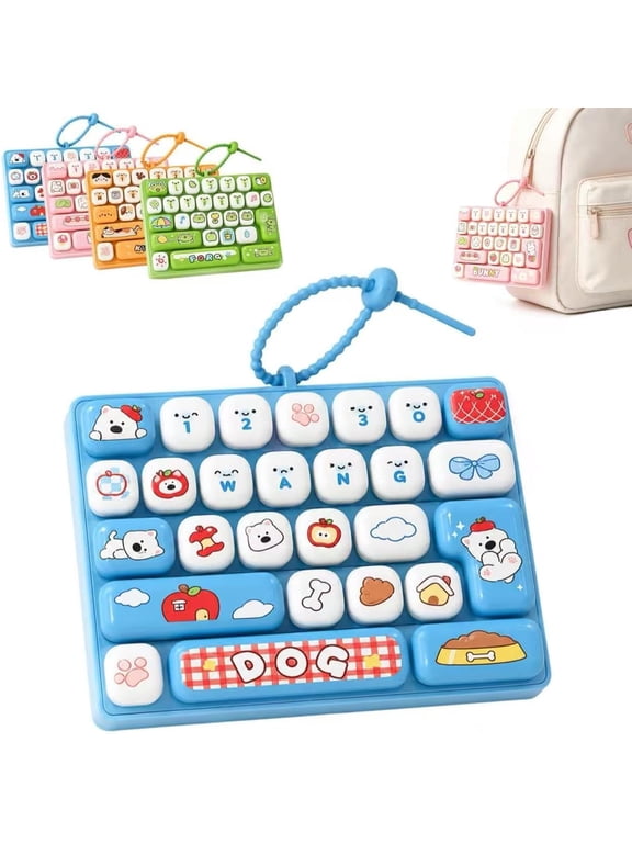 Quiet Fidgets Keyboard Toys | Character Keyboard Keys Click and Clack | Create Your Own Keychain