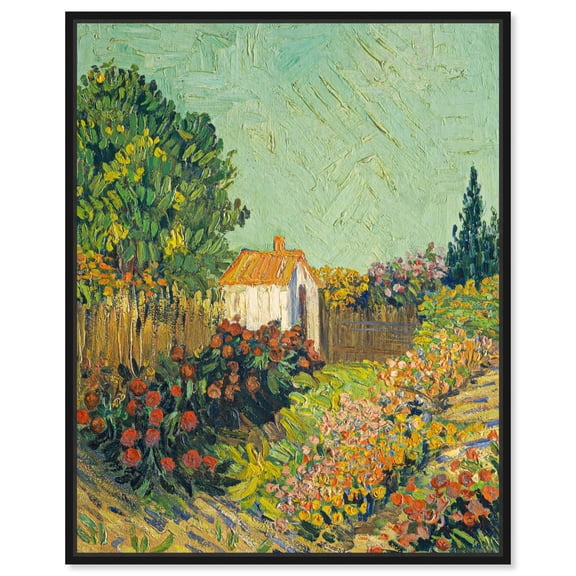 Quiet Frenzy Canvas Print Vintage Art by Art Remedy, Black Frame, 16 x 20