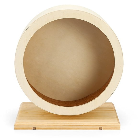 Quiet Hamster Running Wheel with Corks Lining for Safe and Comfortable Small Pet Exercise Entertainment Roller Toy