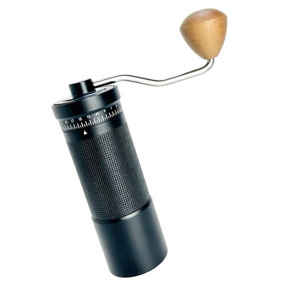Quiet Handheld Coffee Mill Manual Coffee Grinder With Stainless Steel Burr And Walnuts Handle For Espresso