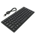 thumbnail image 1 of Quiet Keyboard Quiet Keyboard Language Keyboard USB Wired Compact Keyboard with Ergonomic for Office PC, 1 of 7