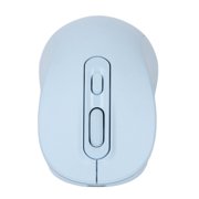 Quiet Keyboard Quiet Keyboard Wireless Mouse, Mouse Bluetooth 2.4GHz with Receiver for Laptop Blue