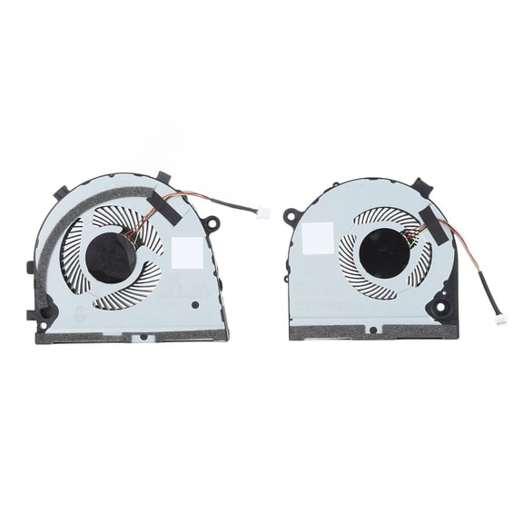 Quiet Laptop CPU GPU Cooling Fan, 4 Pin Replacement For Select <span Style="background:red"></span>, Aluminum ABS, 2 Pack