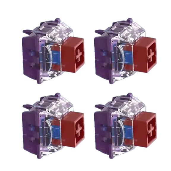 Quiet Metal Plastic Switches for Gaming Keyboards Swithes Enhances Durability 4PCS
