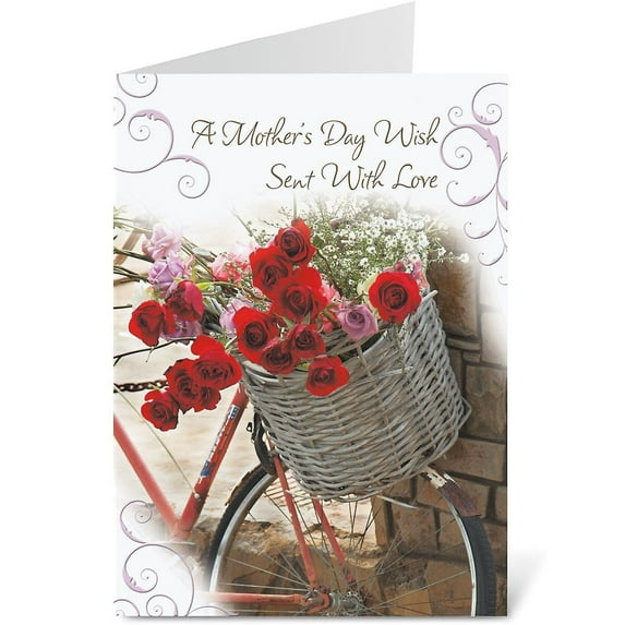 Quiet Moments Mother s Day Card - Large 5" x 7", Mothers Day Card with Sentiment Inside, White Envelope