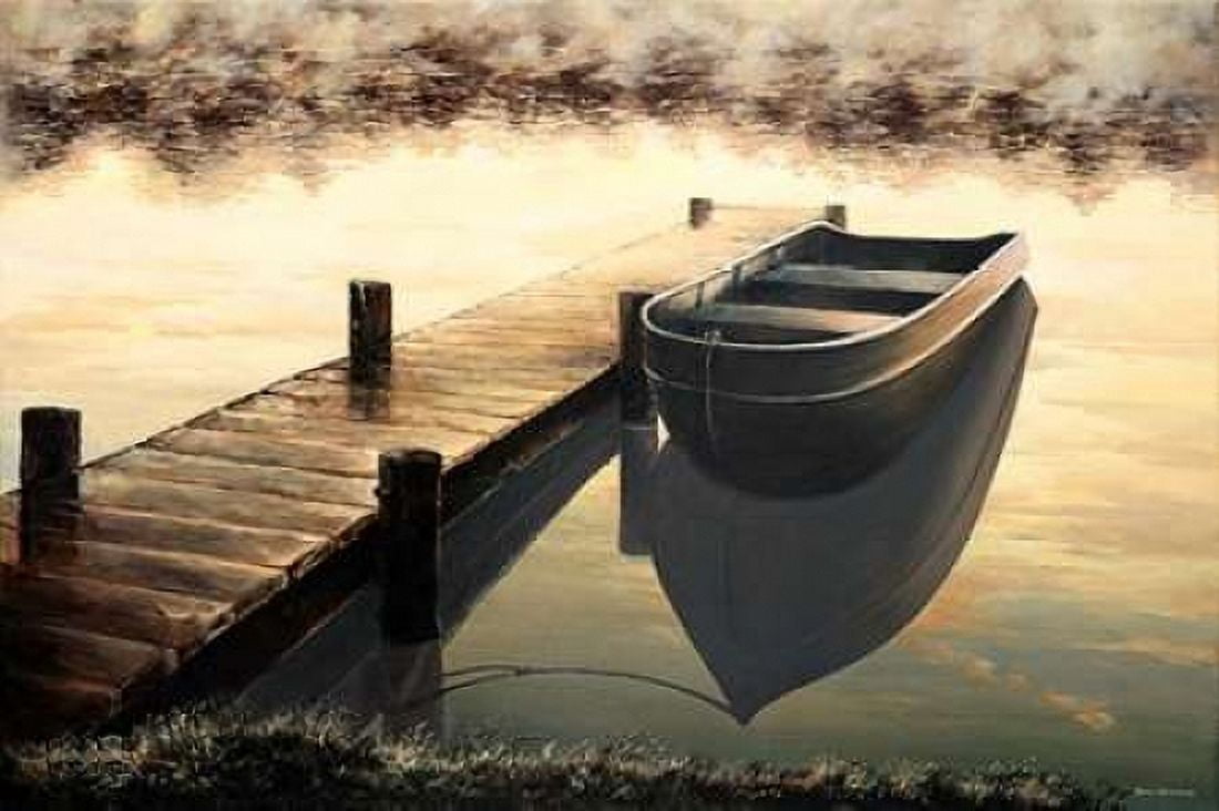 Quiet Morning Canvas Art - Bruce Nawrocke (24 x 36)