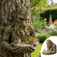 thumbnail image 1 of The Quiet Offering A Tree-Integrated Outdoor Ancient Bird Feeder Sculpture, Waterproof Tree-Mounted Resin Bird Feeder, Forest Guardian Style Garden Yard Art Decor for Backyard Wildlife, B, 1 of 7
