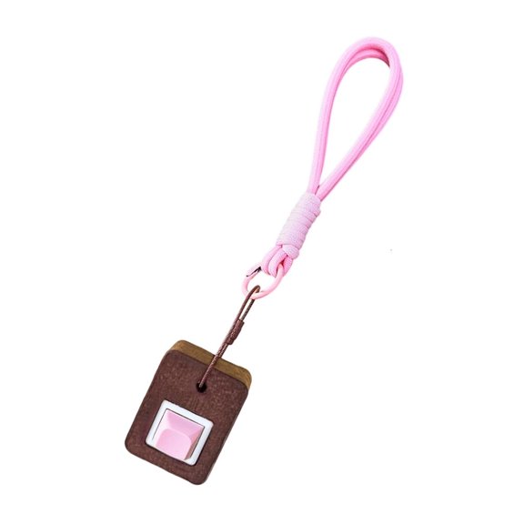 Quiet Office Fidgets Toy Wooden Keychain Stress Reliever For Adults Kids Key Bag