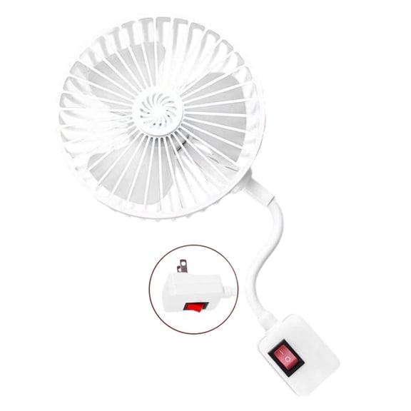 Quiet Operations 360 Degrees Adjustable Small Fan with Essential Oil Diffuser Meshes Housing for Indoor Bedroom