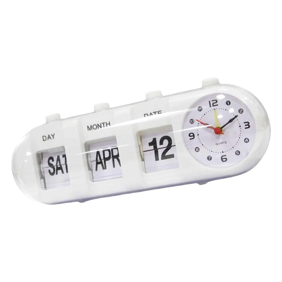 Quiet Operations Auto Flipped Down Clock for Study or Fitting Room with Easy Setup Public Spaces & Professional Use