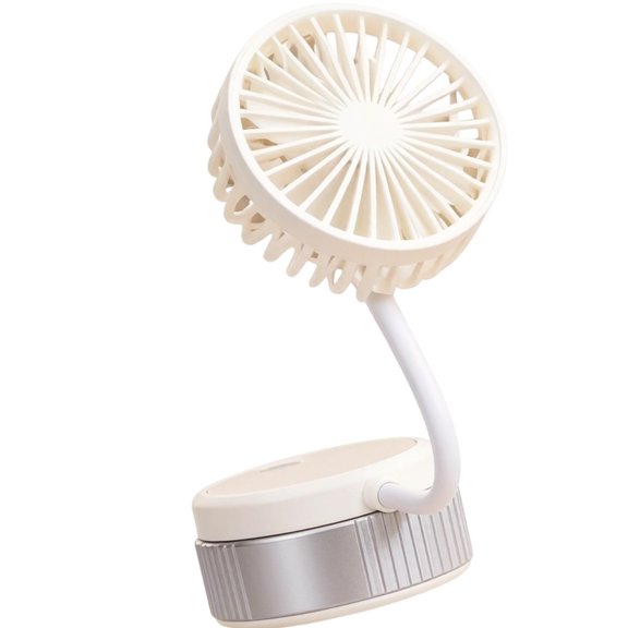 Quiet Operations Wall Mounted USB Fan with Flexible Suction Cup ABS Construction and Adjustable Wind Direction for Home