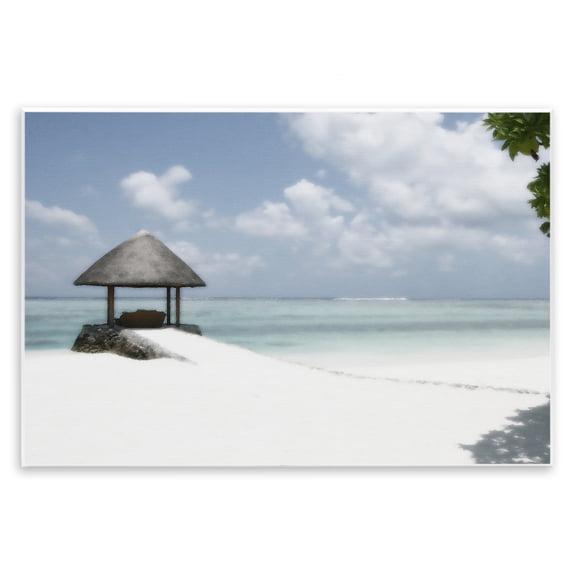 Stupell Industries Quiet Place Beach Coast Wall Plaque Art, design by Noah Bay, 13 x 19